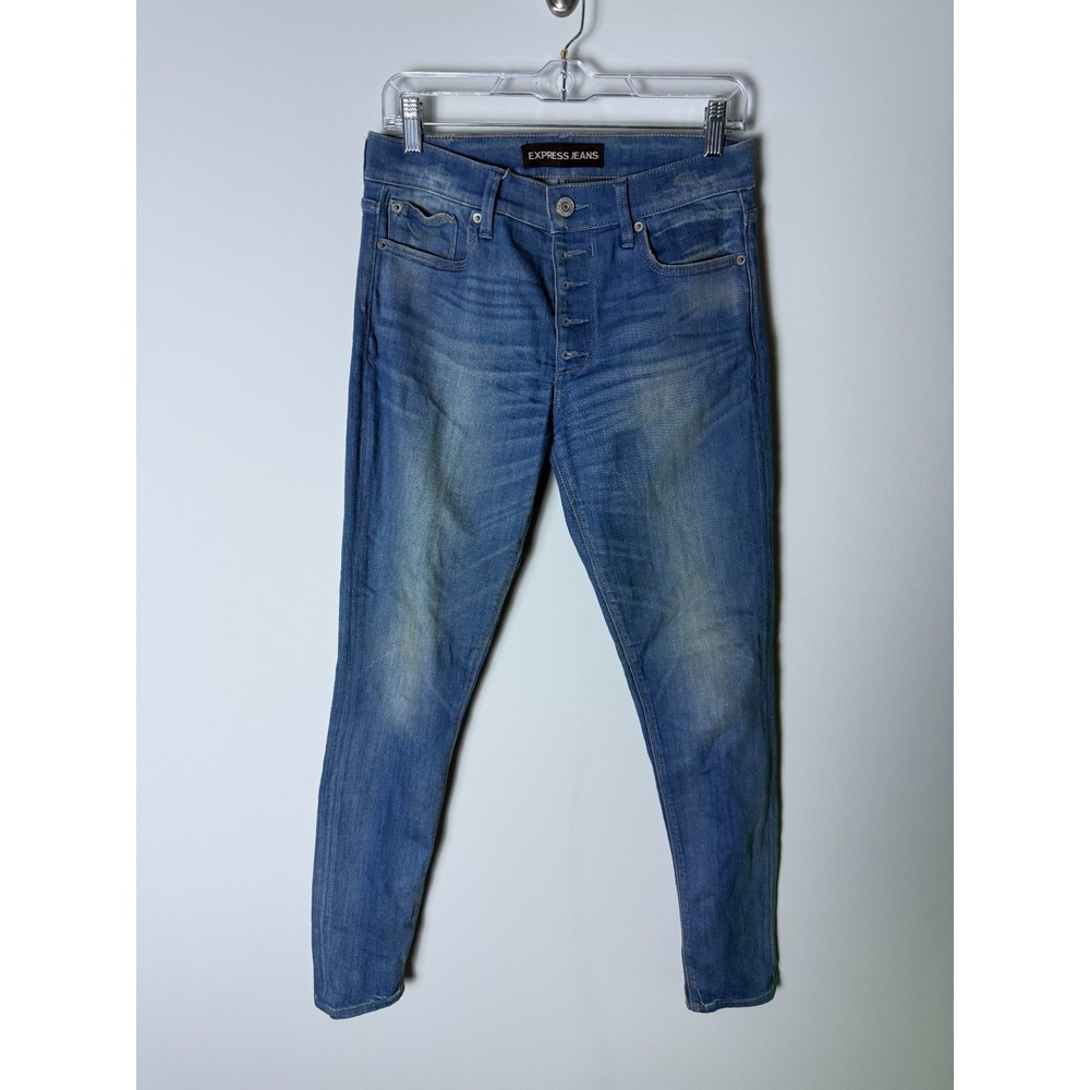Express Jeans Legging‎ Mid Rise Jeans Women's 6 Blue Denim Casual